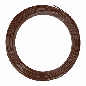drut aluminiowy odgromowy fi8 w kolorze brązowym RAL 8017, 74 mb 