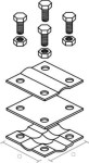 złącze uniwersalne 3/4" nierdzewne